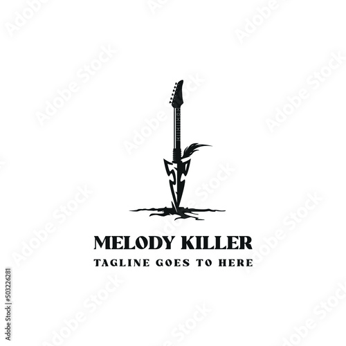 Spear and Guitar Logo