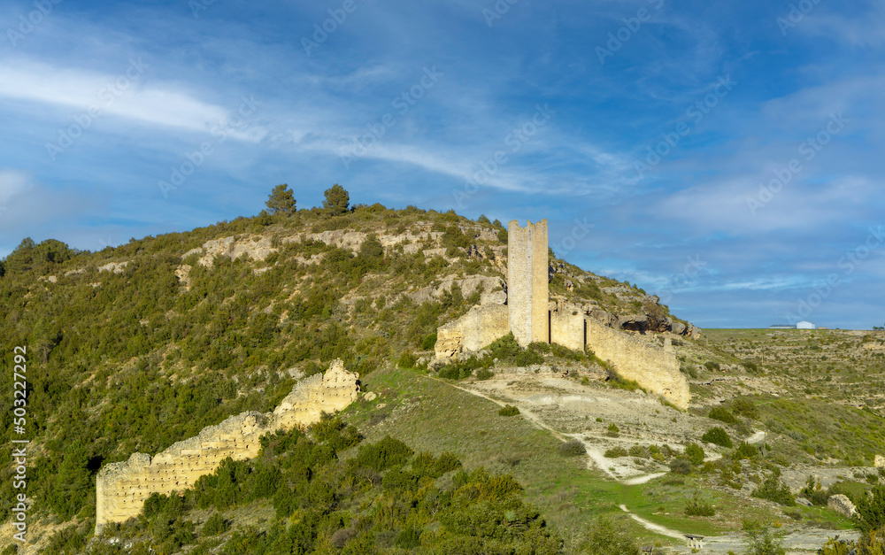 Obraz premium Medieval castle in Alarcón, Cuenca