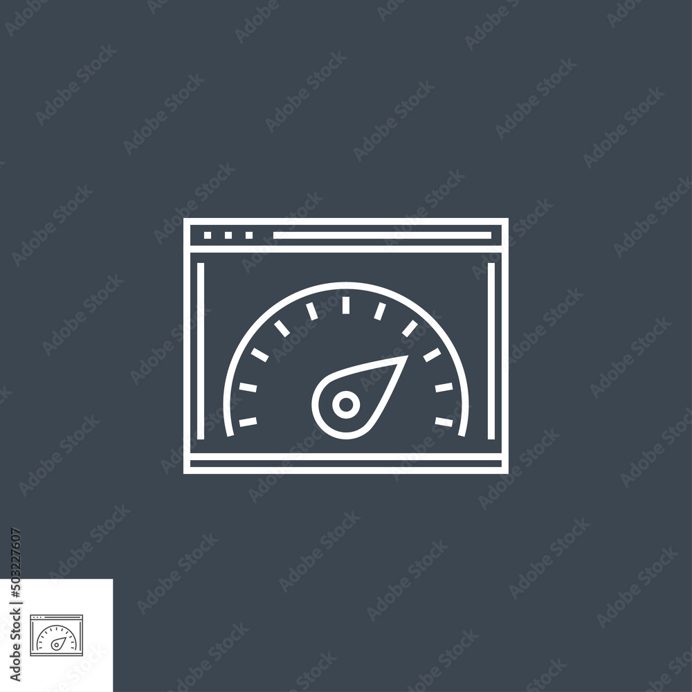 SEO performance Line Icon SEO performance Line Icon