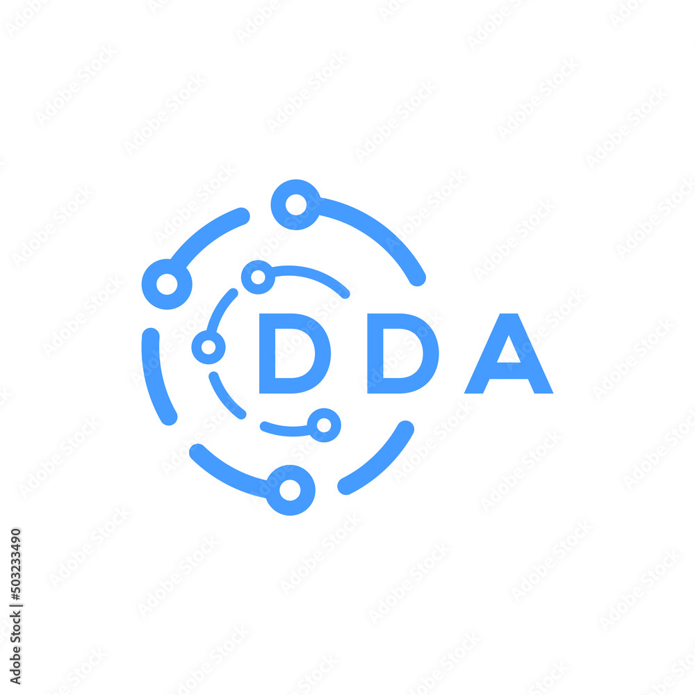 DDA technology letter logo design on white background. DDA creative initials technology letter logo concept. DDA technology letter design. DDA technology letter logo design on white background. DDA creative initials technology letter logo concept. DDA technology letter design.