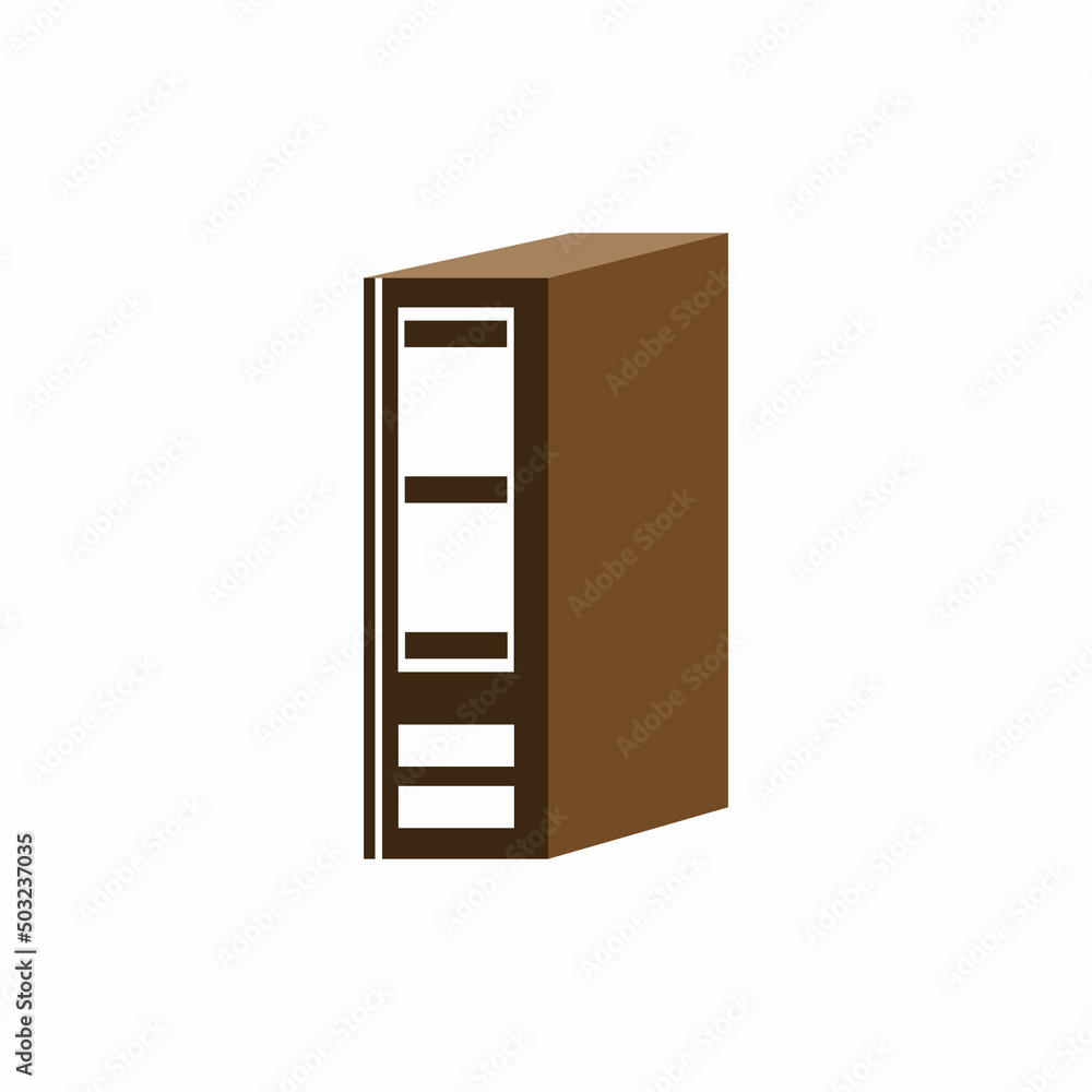 Binder simple. Office folder icon vector Binder simple. Office folder icon vector