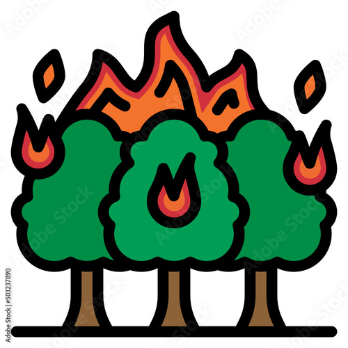 fire line icon