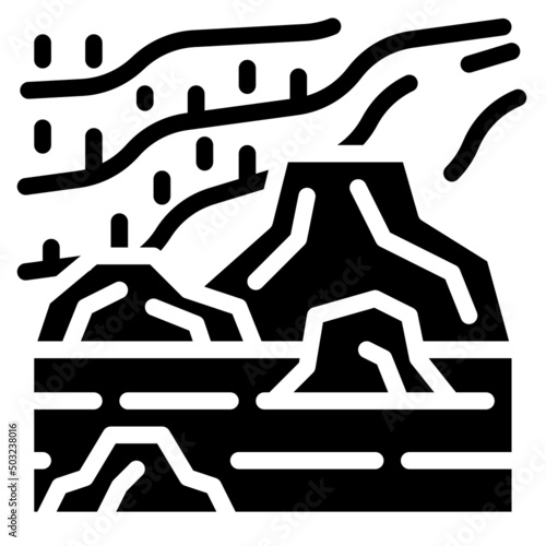 aurora glyph icon