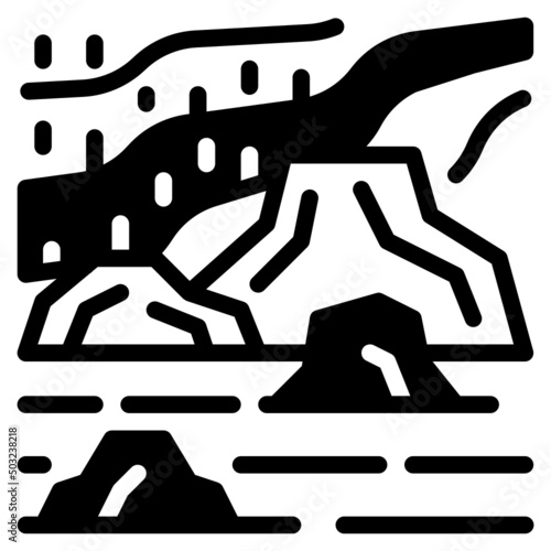 aurora glyph icon