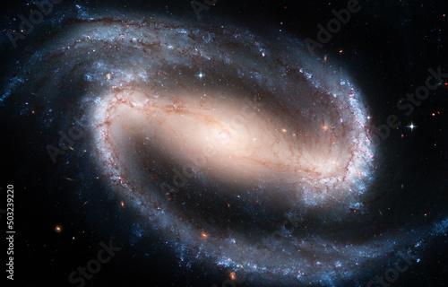 Barred Spiral Galaxy NGC 1300 in the constellation of Eridani. Elements of this picture furnished by NASA
