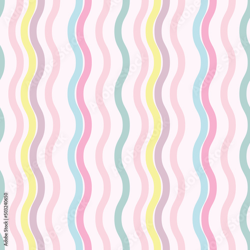 Colorful abstract pattern with horizontal lines