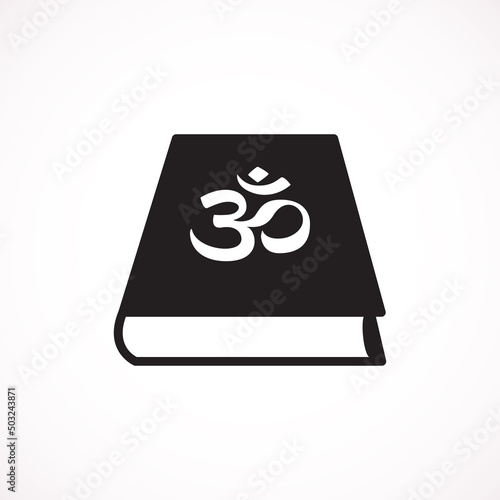 Canvas Print Vedas, Hinduism religion Holy Book
