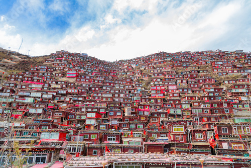 Cuadro en lienzo Sichuan Seda Wuming Buddhist College
