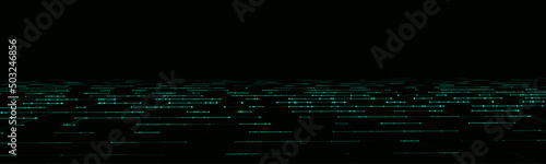 Futuristic digital data transfer concept. High-speed data flow of cryptocurrency servers. Blockchain technology. Vector illustration.