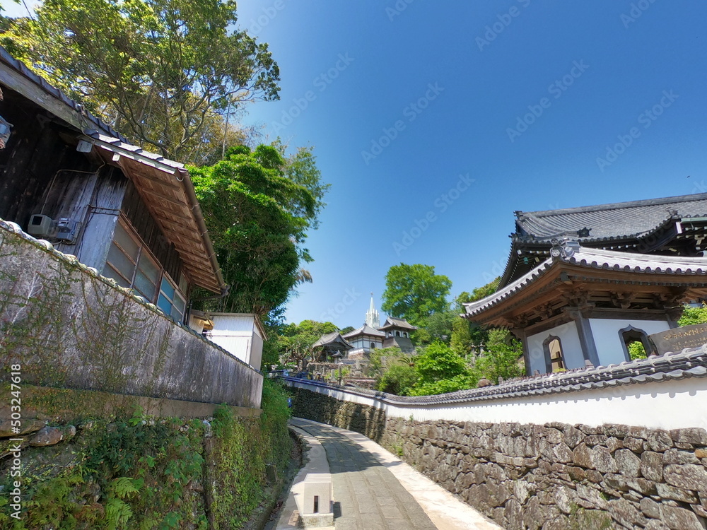 平戸の街並み、長崎