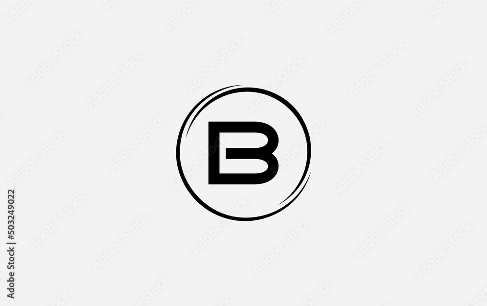 Simple unique letter logo with circle design vector. The letter and alphabets vector designing Simple unique letter logo with circle design vector. The letter and alphabets vector designing