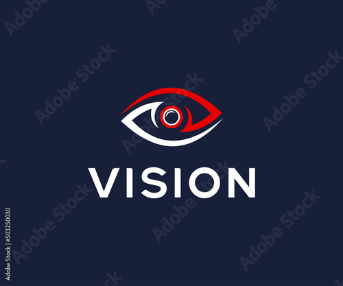 Eye Vision Logo Design. Vision Logo Design Vector, Vision, Management, Optical, Vector Logo Template.