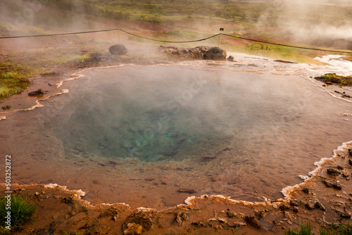 Iceland geothermal area