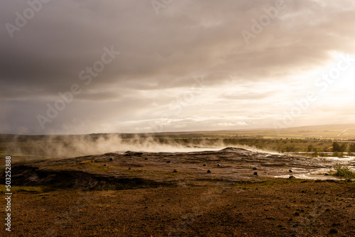 Iceland geothermal area