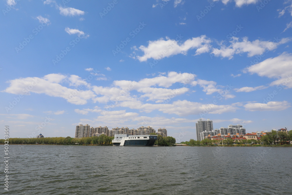 Waterfront City, architectural scenery, North China