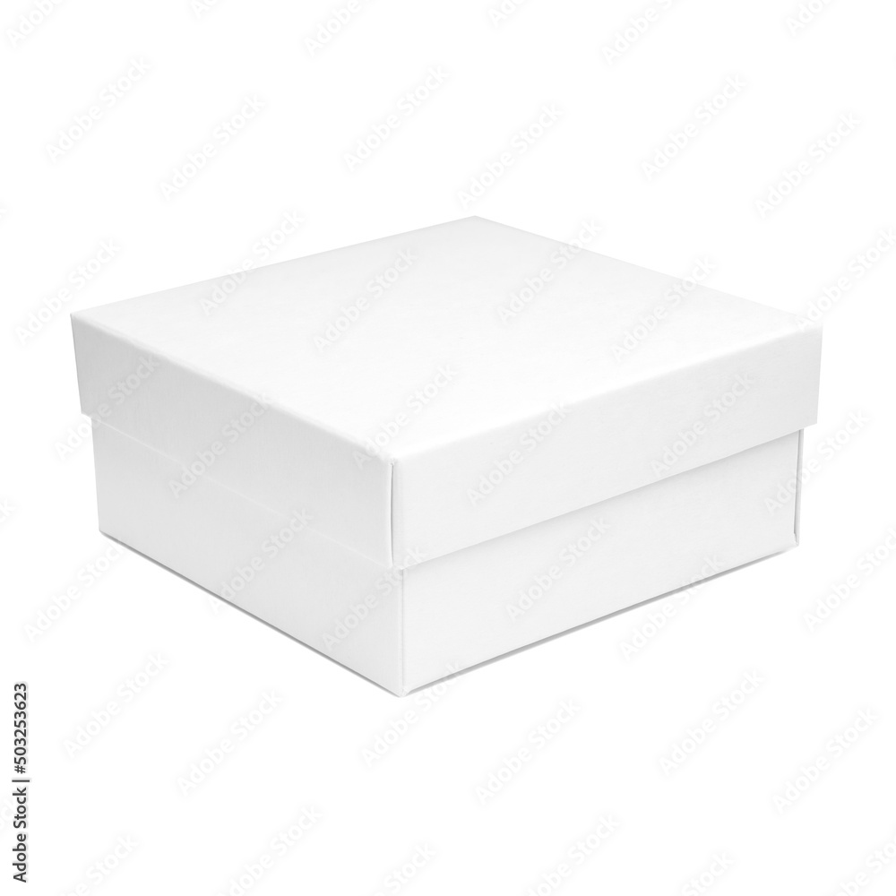 blank packaging white cardboard box for product design mockup isolated on white background with clipping white box container. template blank package. blank packaging white cardboard box for product design mockup isolated on white background with clipping white box container. template blank package.