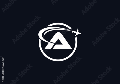 Aviation and airlines company logo design, Tour and travel agency symbol design vector