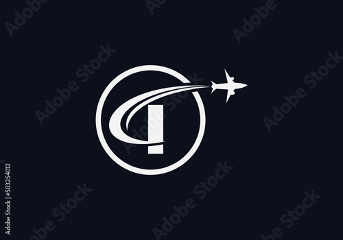 Aviation and airlines company logo design, Tour and travel agency symbol design vector