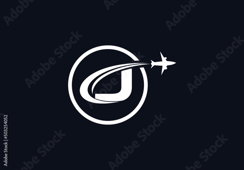 Aviation and airlines company logo design, Tour and travel agency symbol design vector