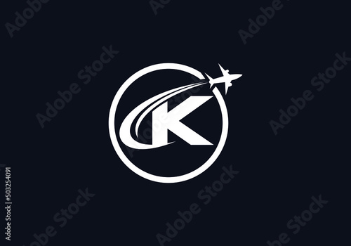 Aviation and airlines company logo design, Tour and travel agency symbol design vector