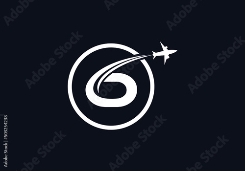 Aviation and airlines company logo design, Tour and travel agency symbol design vector