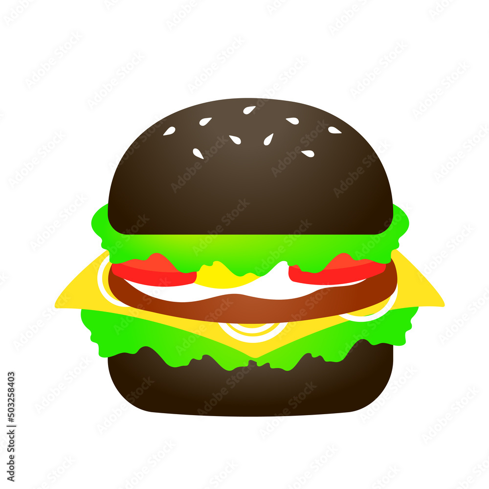 vector illustration of tasty burger vector illustration of tasty burger