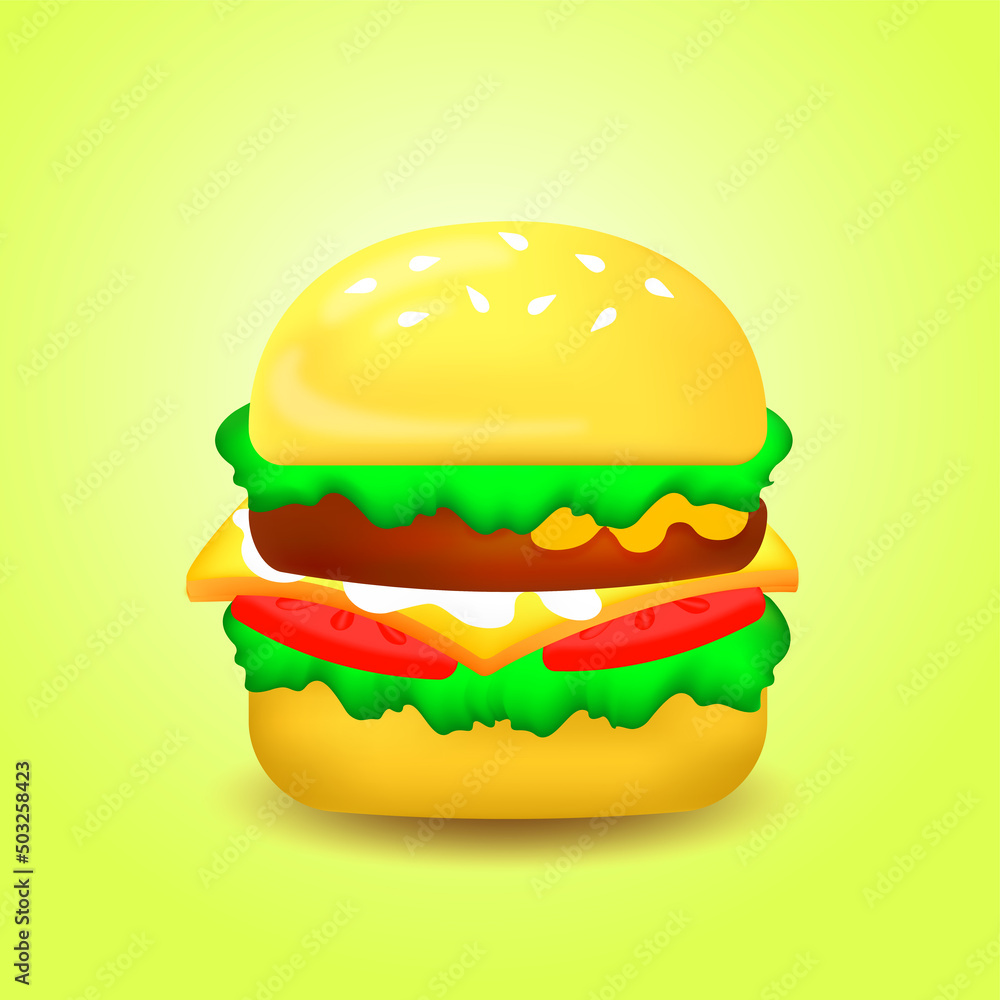 vector illustration of tasty burger vector illustration of tasty burger