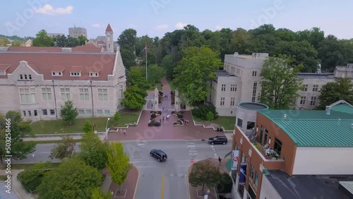 Bloomington, Indiana, Aerial View, Downtown, Amazing Landscape photo