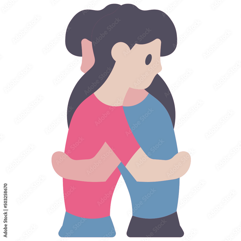 hug flat icon hug flat icon