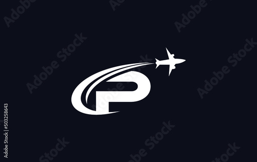 Aviation and airlines company logo design, Tour and travel agency symbol design vector