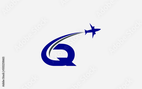Aviation and airlines company logo design, Tour and travel agency symbol design vector
