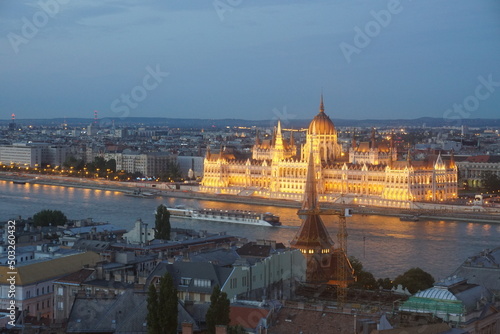 Beautiful scenery of budapest, Hungary. © ksarchive