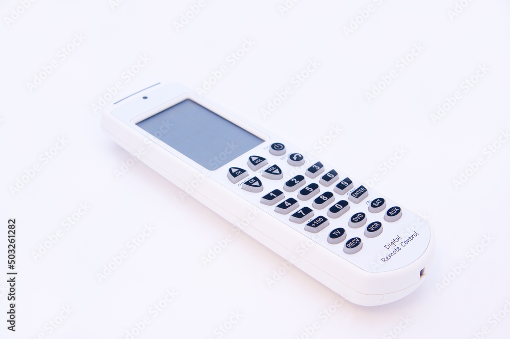 remote control isolated on white remote control isolated on white
