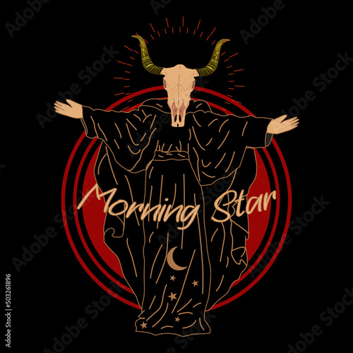 Morning Star with Beautiful Design
