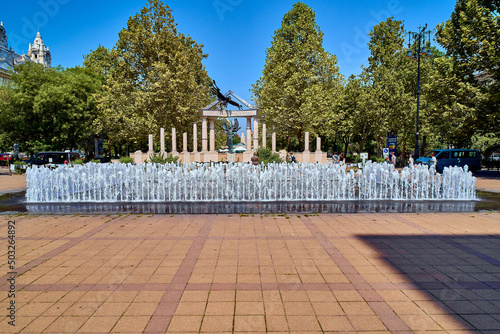 Interactive Fountain Budapest, Kerengő interaktív szökőkút, Memorial for the victims of the German occupation photo