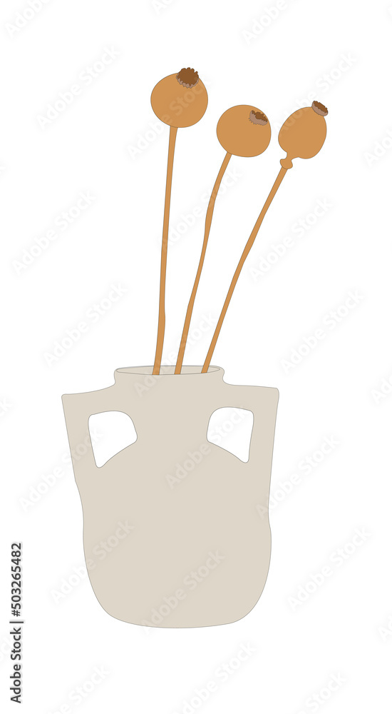 Interior decor vector illustration Interior decor vector illustration