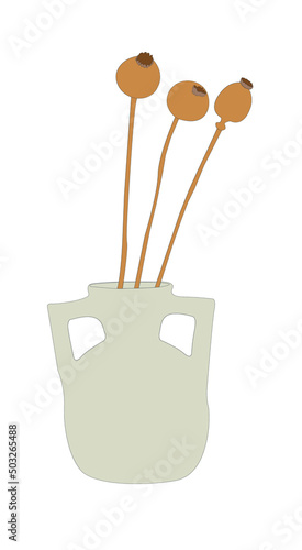 Interior decor vector illustration