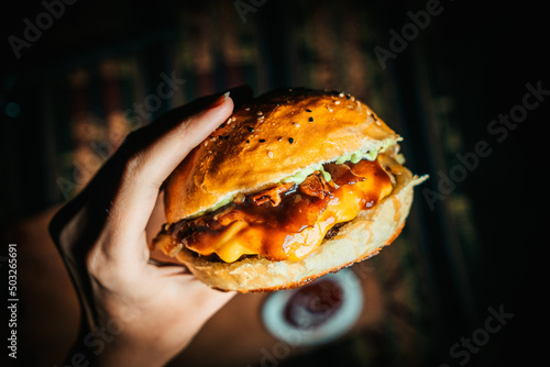 Valokuva hamburguesa