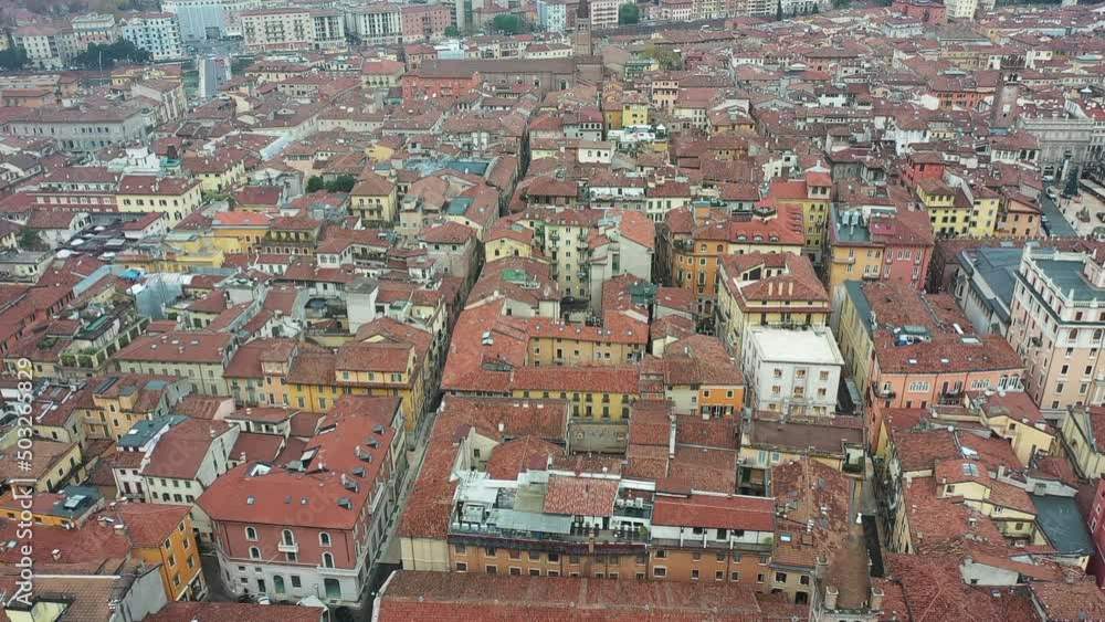 Verona centro vista drone Verona centro vista drone