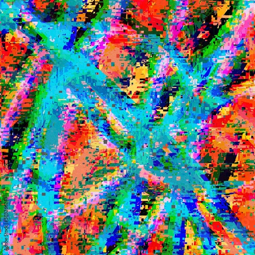 abstract colorful background with splashes