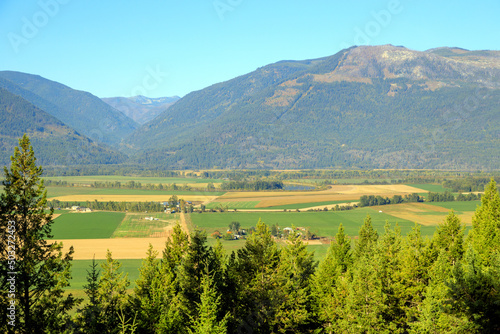 Creston Valley Kootenay Farmland British Columbia Canada