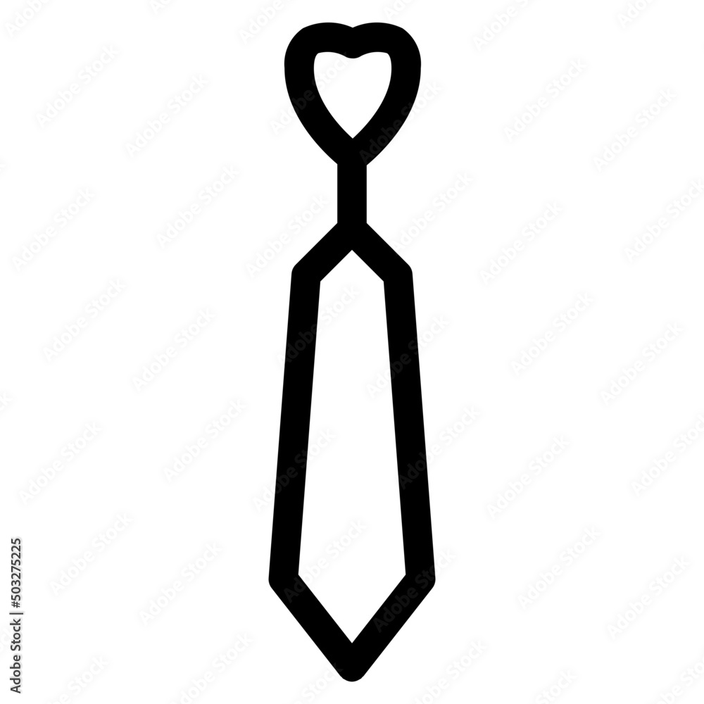 tie on white icon tie on white icon
