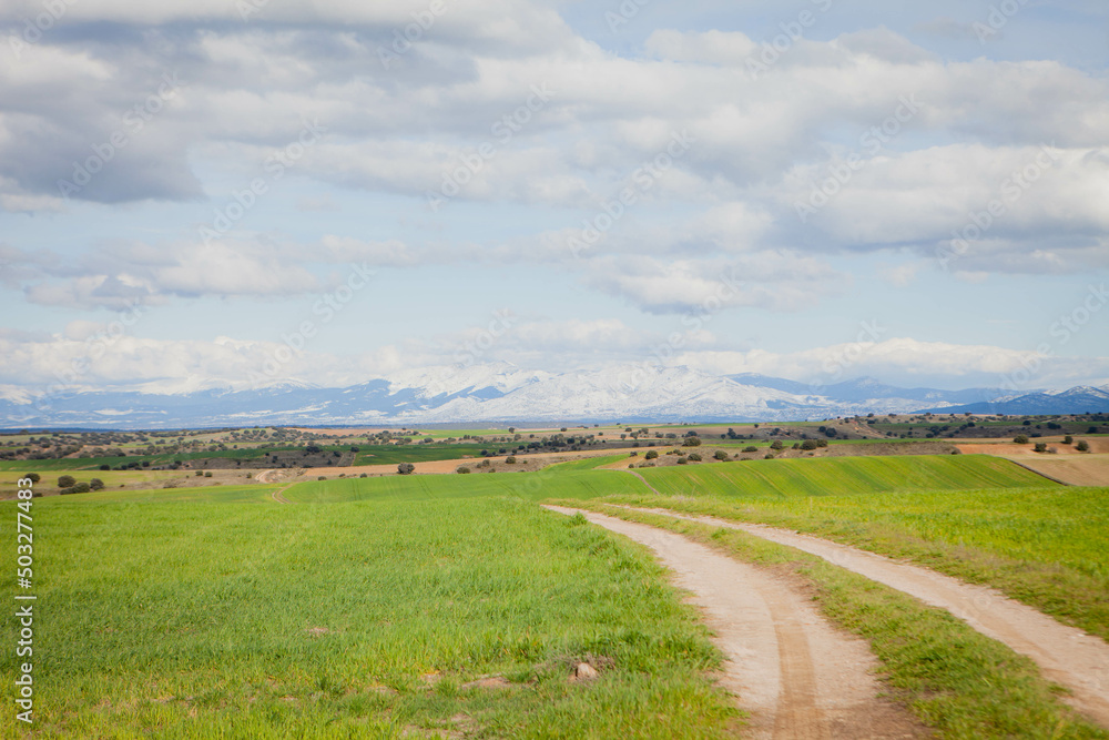 landscape with road and sky landscape with road and sky