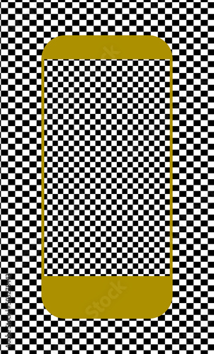 Smartphone, iphone with blank screen on a transparent background. Ideal for marketing, app design