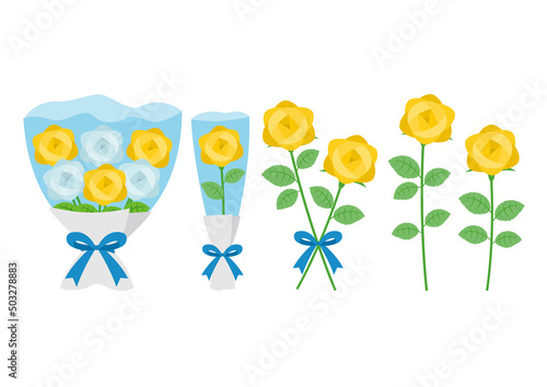 薔薇_黄色_父の日_セット_カラー