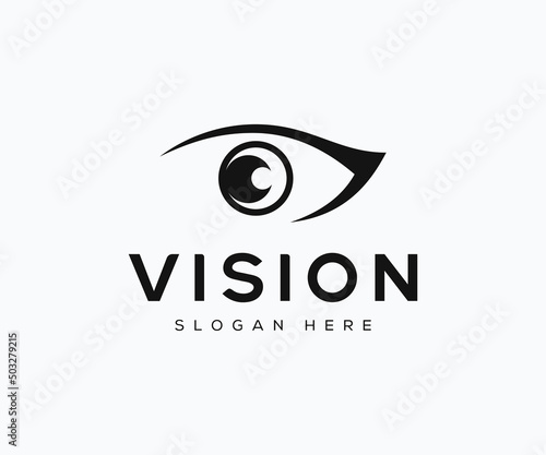 Eye Care Logo Design Template. Vision Logo Vector Art, Icons, and Graphics.
