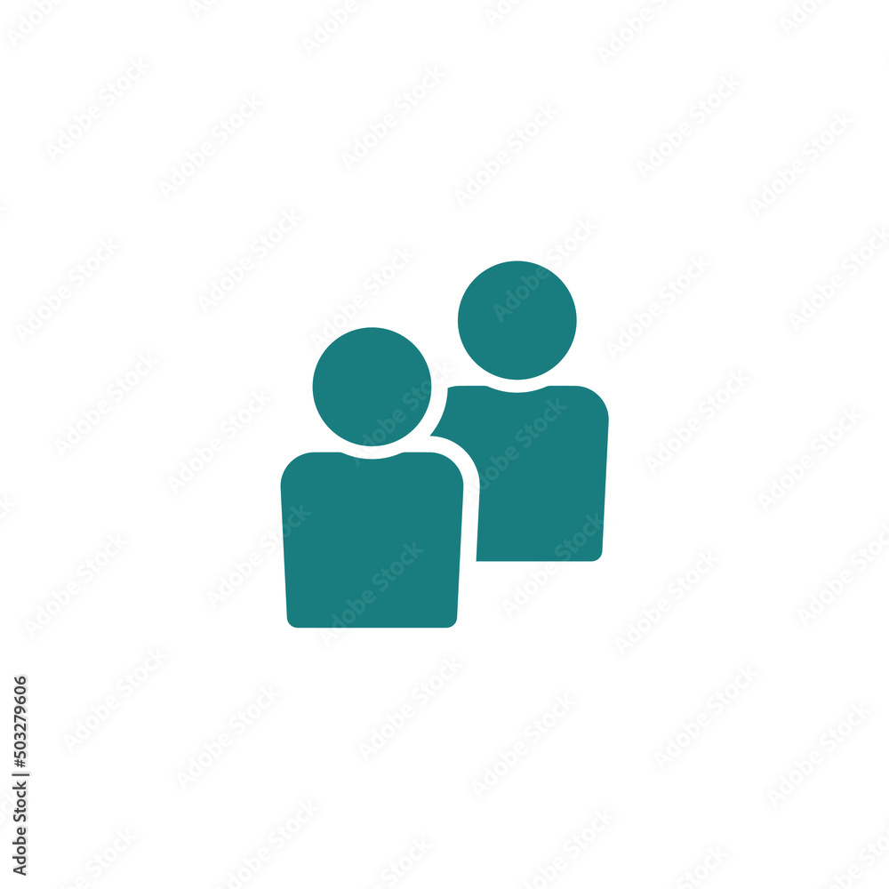 simple man icon on white background simple man icon on white background