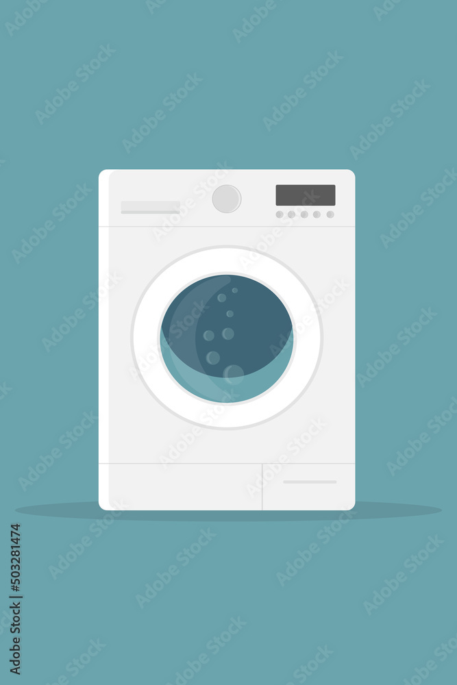 washing machine for home or laundry machine isolated on white background washing machine for home or laundry machine isolated on white background