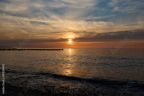 Sunset over the Baltic Sea