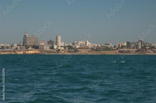 View of the coast and city of Dakar. Senegal. © Víctor